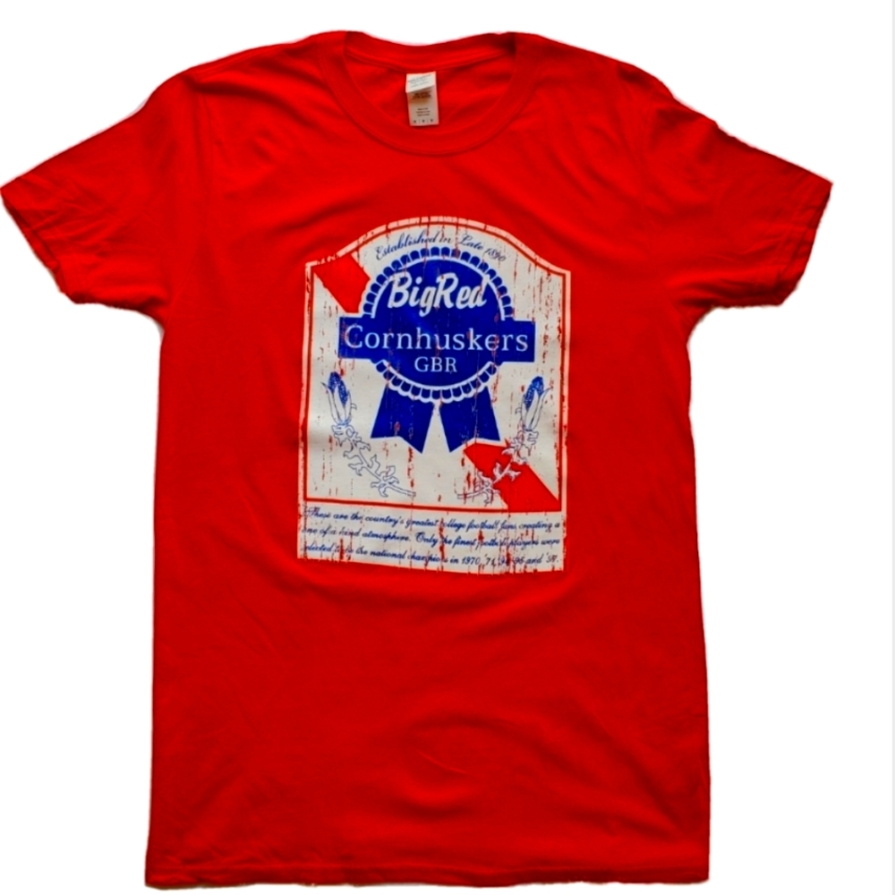 Big Red Cornhuskers Fan Tee